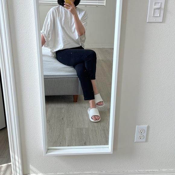 Stylish baggie white top from Zara with boat neck! - Picture 4 of 4